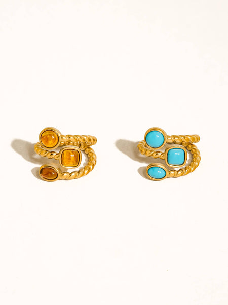 Tansia Stone Ring in Turquoise