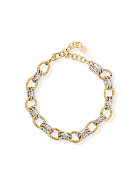 Mini Roxy Bracelet in Two Tone