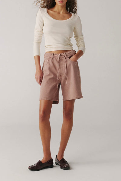 BNA Soft Curve Short in Rosewood