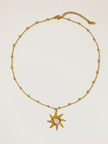 Astoria Sun Pendant Necklace