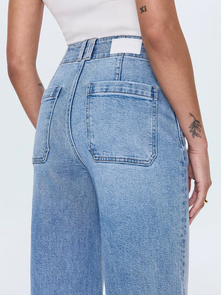 Lana Double Button Jean in Terrace