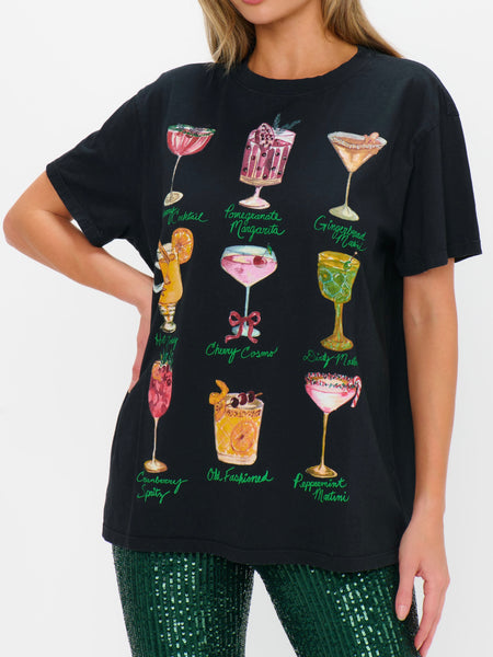 Travis Tee in Cocktails Graphic