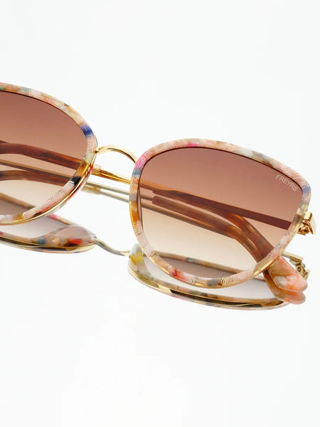 Luna Sunglasses in Rose Tortoise