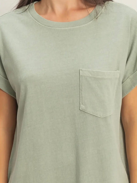 When's Tee Time Mini Dress in Sage