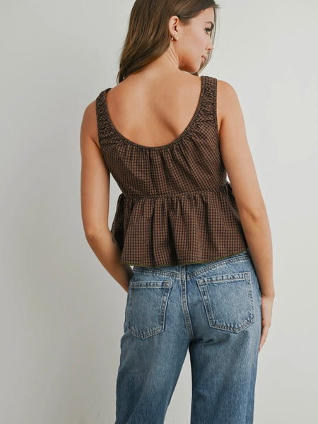 Did Someone Say Chocolate? Top in Brown