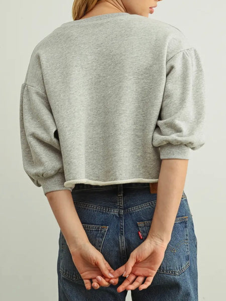 On A Roll Sweatshirt in Grey