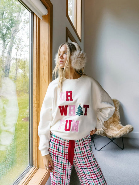 Devyn Oversized Sweatshirt in Frost