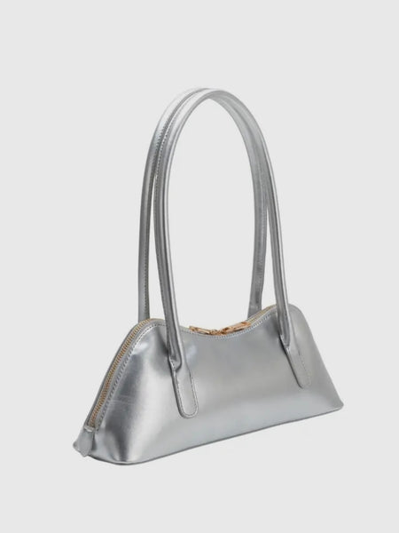 Dakota Shoulder Bag in Silver