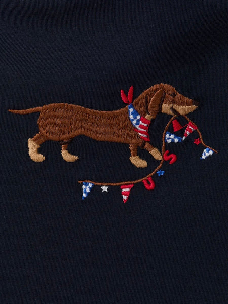 America's Bestie Tee in Navy