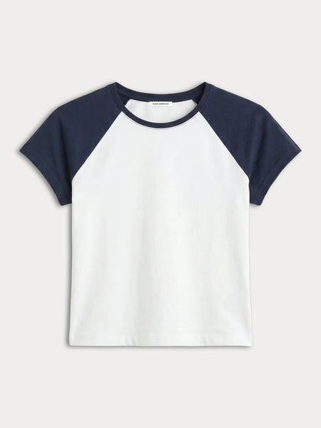 The Raglan Tee in Chalk