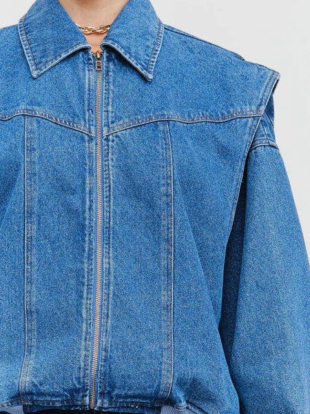 Past The Point Jacket in Denim