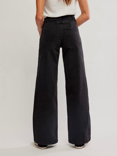 Libre Wide Leg Jean in Cafe Noir