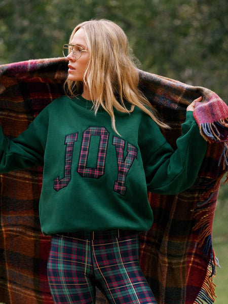 Devyn Oversized Sweatshirt in Pine Hollow