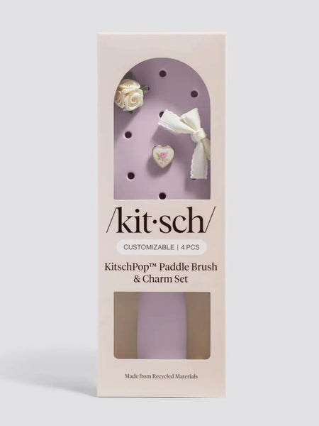 KitschPop Paddle Brush in Soft Violet