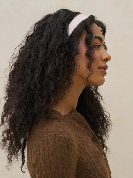 Cream & Camel Satin & Velvet Headbands