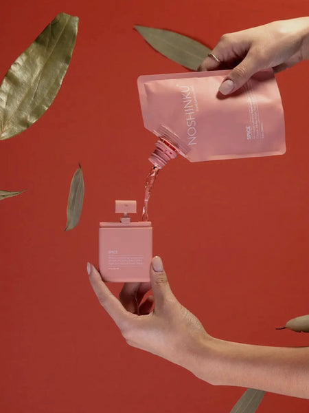 Refillable Orange Coriander Pocket Sanitizer