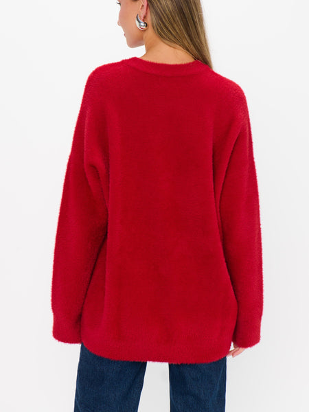 Classic Crewneck Sweater in Twas The Night