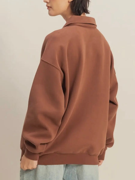 Polo Perfection Sweatshirt in Chestnut