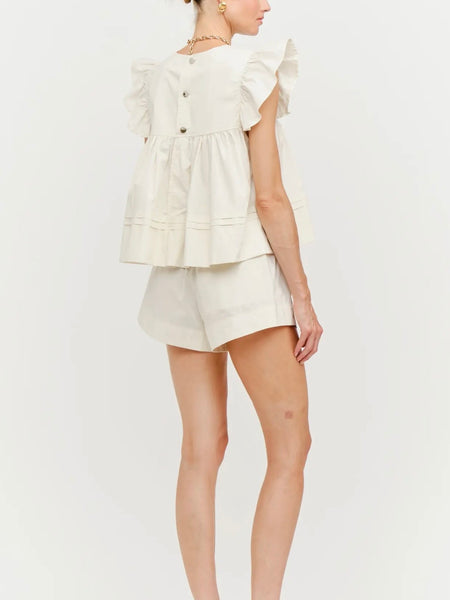 Leah Top in Cream