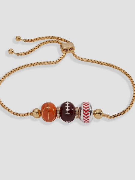 Game On Spinner Bolo Bracelet