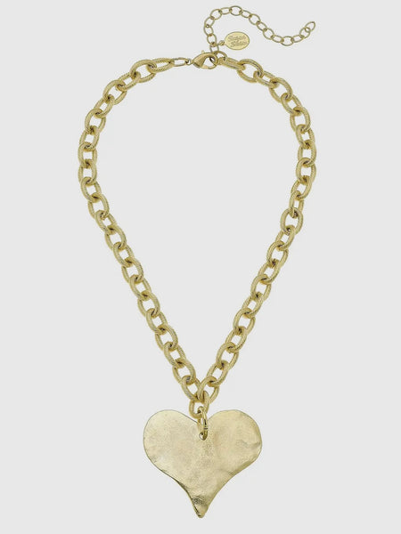 Gold Heart Necklace