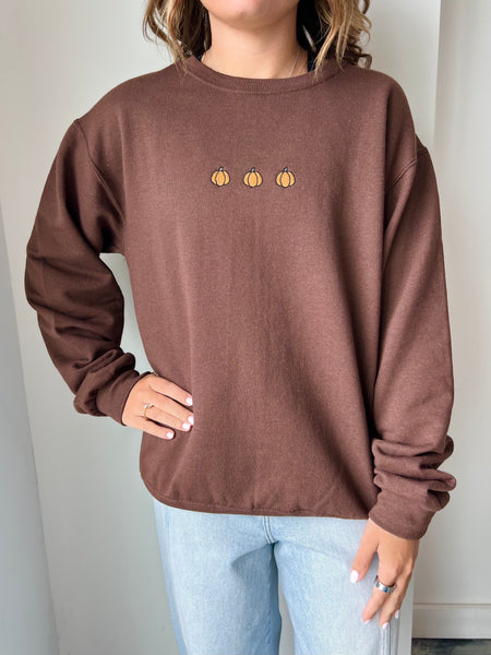 Hey Punkin' Sweatshirt in Brown