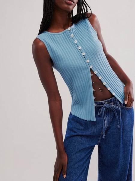 Tilly Vest in Ocean View