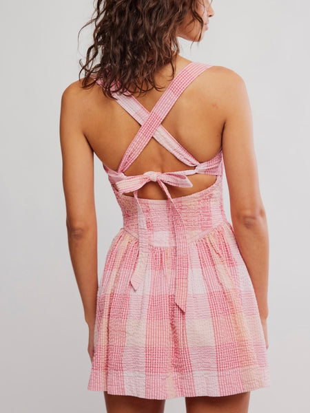 Laurel Plaid Mini in Pink Combo