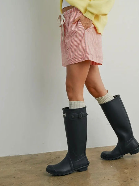 Balboa Boxer Short in Red