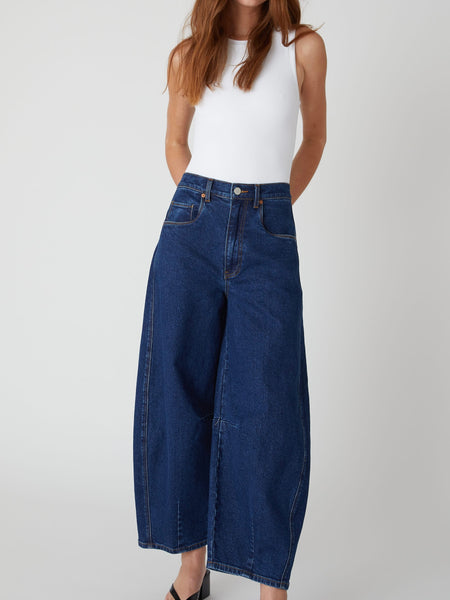 Deep Down Barrel Jean in Dark Indigo