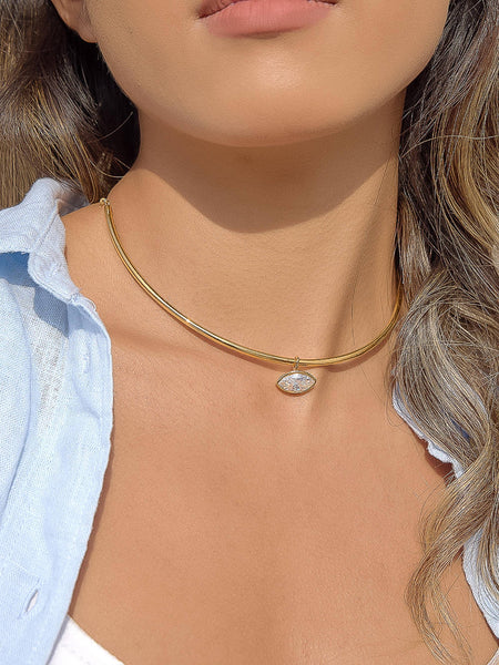 Campbell Classic Choker in Marquise