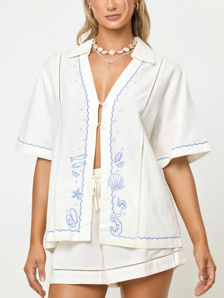 La Mer Shirt in Cream