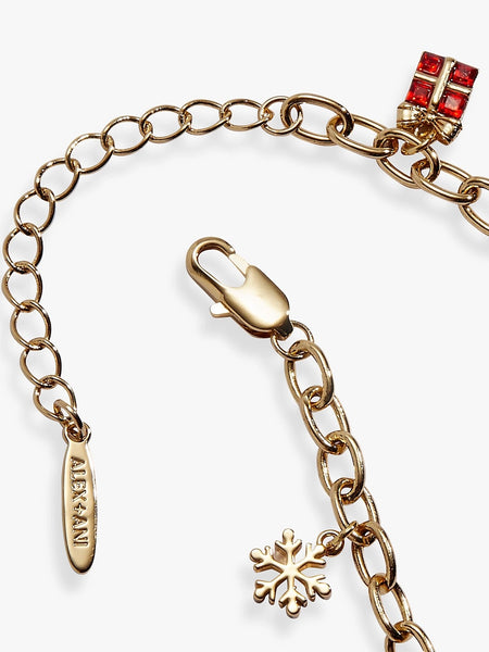 Snowflakes & Presents Multi Charm Bracelet