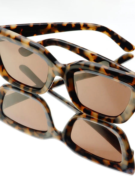 Portofino Sunglasses in Milky Tortoise