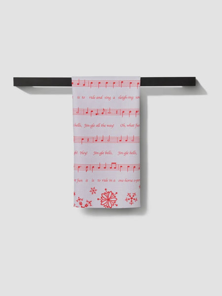 Frosty Notes Tea Towel