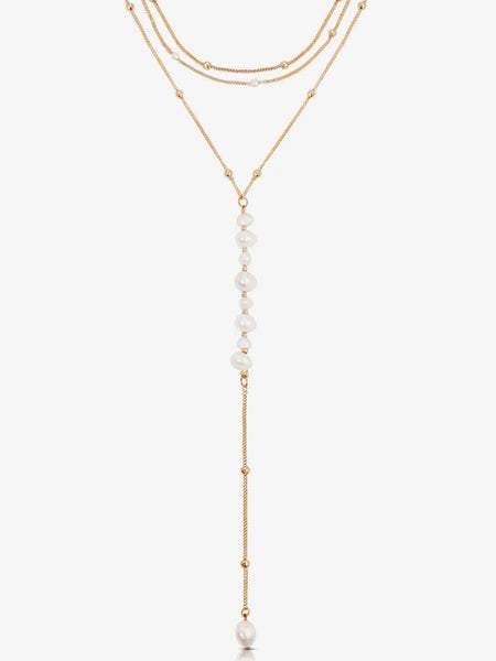 Coastal Pearl Lariat