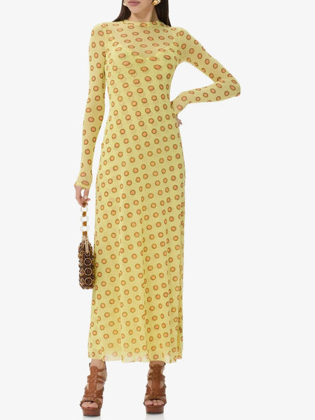 Paola Dress in Deco Dot