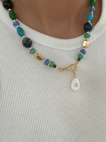 Lagoon Necklace in Blue