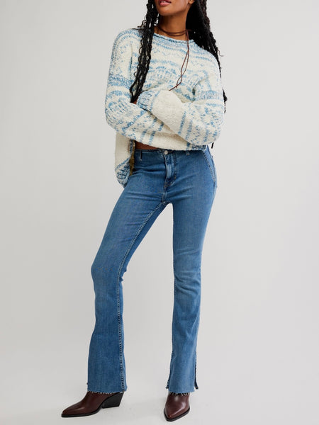 Dani Pattern Sweater in Cloud Combo