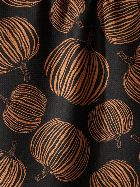 Pumpkin Noir Tea Towel