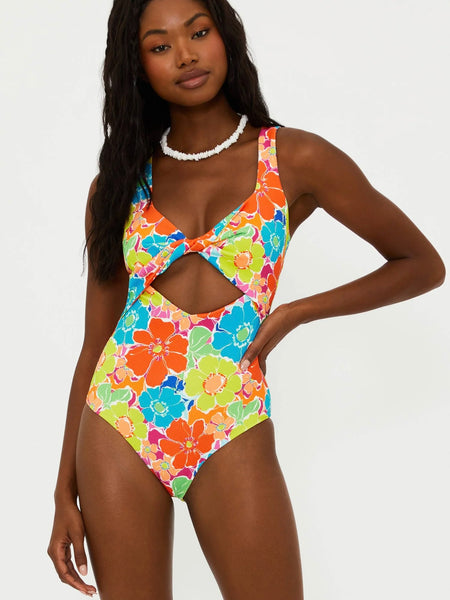 Shona One Piece Swimsuit in Tropical Sands
