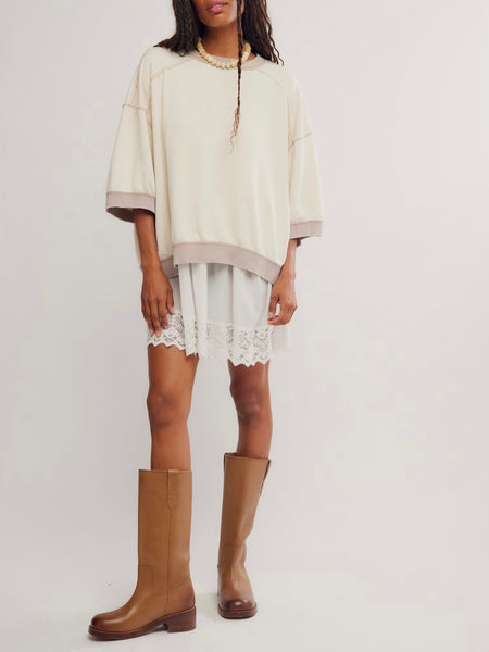 Everything Pullover in Nilla Cream