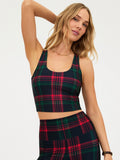 Yara Top in Ribbon Plaid
