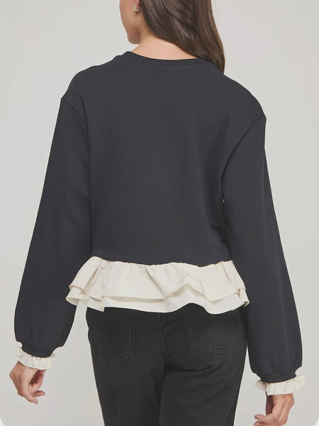 Rest Your Ruffles in Black & Ecru