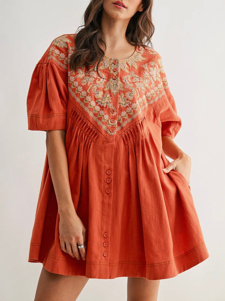 Clementine Mini in Burnt Orange