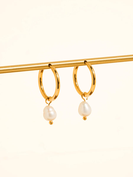 Toile Classic Pearl Drop Earrings