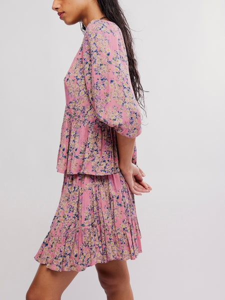 Perishing Printed Set in Pink Combo