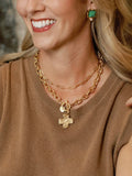 Cross Toggle Necklace