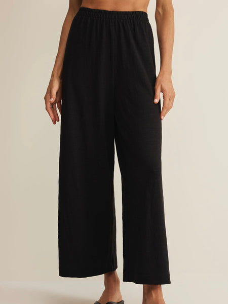 Scout Jersey Crop Flare in True Black