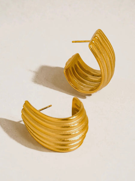 Jovie Ribbed Earrings